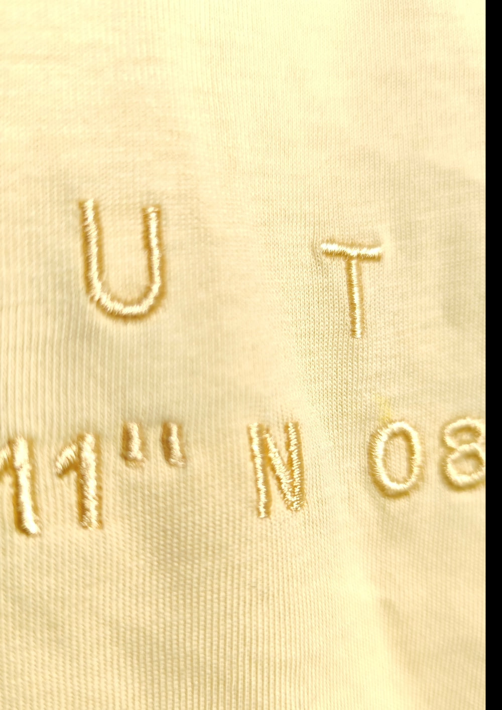 Camiseta Coordenadas Amarillo