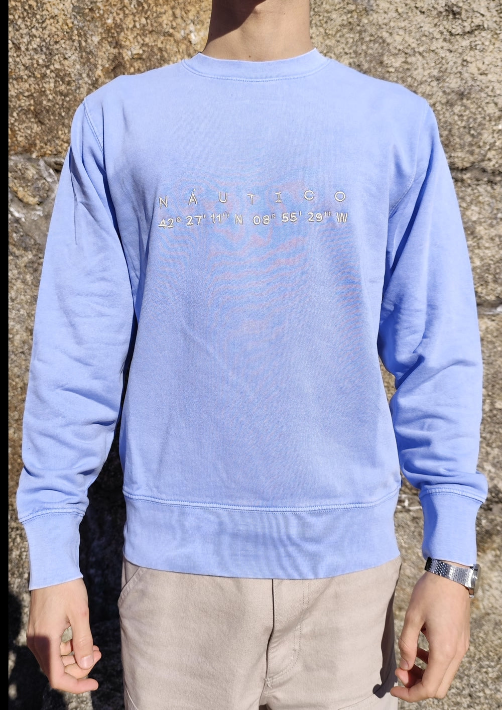 Sudadera Azul Vintage