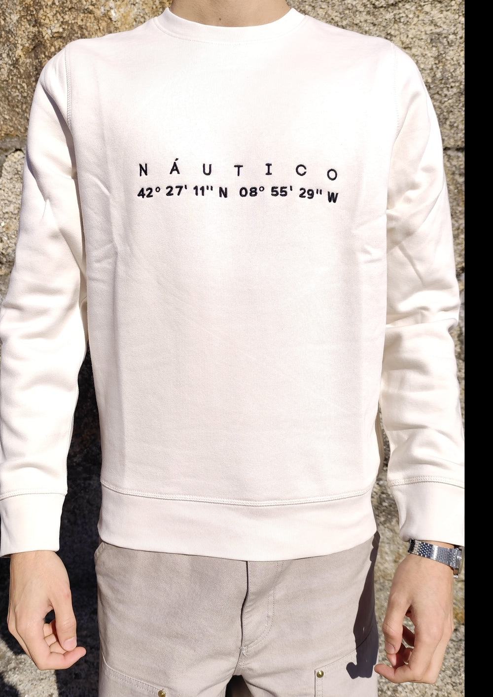 Sudadera Blanco Roto